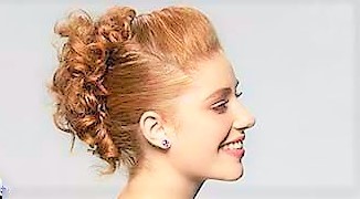 موی بلند دخترانه فر سنجاقی