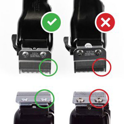 پیچ-های-تیغه-ماشین-اصلاح-وال-بر-روی-کلیپر-اصل-صاف-هستند-اما-در-محصول-تقلبی