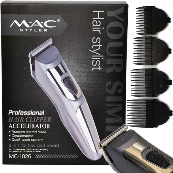 بسته بندی محصول ماشین اصلاح مک استایلر MC-1026