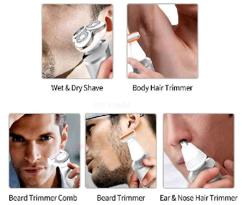 عملکرد ماشین اصلاح 4 کاره روزیا پرو مدل HT9532 به چه صورت است؟