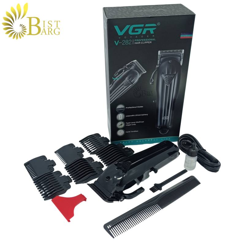 ماشین اصلاح سر و صورت وی جی آر مدل VGR V-282-8. ماشین اصلاح سر و صورت وی جی آر مدل VGR V-282-8.