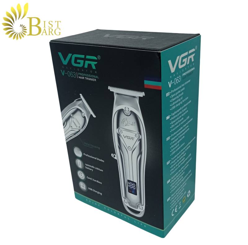 ماشین اصلاح موی سر و صورت وی جی آر مدل V-063-3. ماشین اصلاح موی سر و صورت وی جی آر مدل V-063-3.