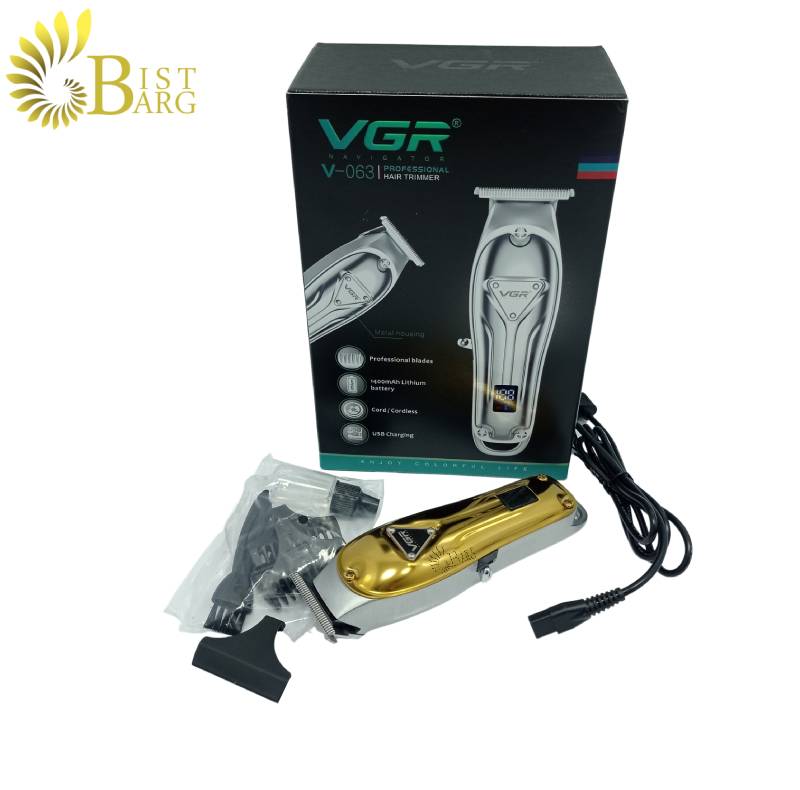 ماشین اصلاح موی سر و صورت وی جی آر مدل V-063-4. ماشین اصلاح موی سر و صورت وی جی آر مدل V-063-4.