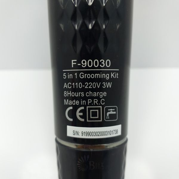 مشخصات فنی ست ماشین اصلاح دی اس پی مدل F-90030