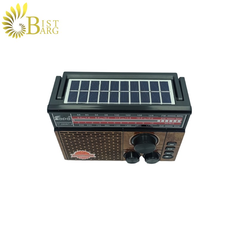 رادیو فیپه مدل Fepe FP-260BT-S-2. رادیو فیپه مدل Fepe FP-260BT-S-2.