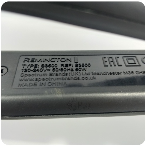 مشخصات فنی اتو مو REMINGTON مدل S3500