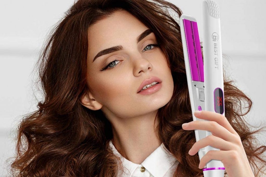 Hair styling with ironing