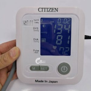 مشخصات ظاهری فشارسنج دیجیتالی سیتیزن مدل blpm-13