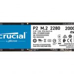 هارد اس اس دی کروشیال 2 ترابایت Crucial P2 NVMe PCIe M.2 2280 2TB -1.
