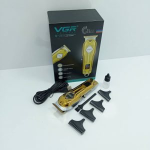 اقلام داخل جعبه ماشین اصلاح سر و صورت وی جی آر مدل V-261
