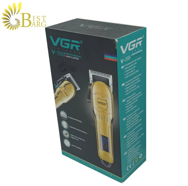 ماشین اصلاح موی صورت و بدن وی جی آر مدل V-268-5. ماشین اصلاح موی صورت و بدن وی جی آر مدل V-268-5.