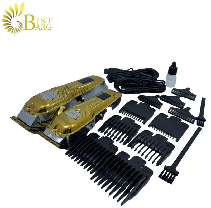 ست ماشین اصلاح حجم زن و خط زن کیمی مدل KEMEI KM-2011-7. ست ماشین اصلاح حجم زن و خط زن کیمی مدل KEMEI KM-2011-7.