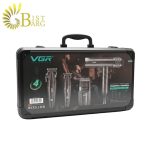 ست ۴ کاره ماشین اصلاح و سشوار وی جی آر مدل VGR 640 Professional Barber Combo - تصویر 2